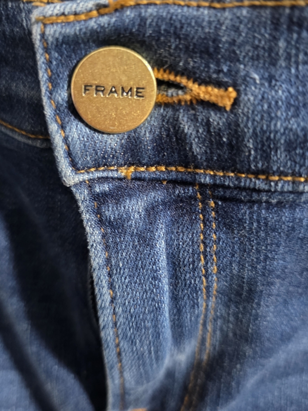 Frame Le High Skinny Crop Jeans Medium Wash Stretch Denim Sz 28 - Picture 4 of 6